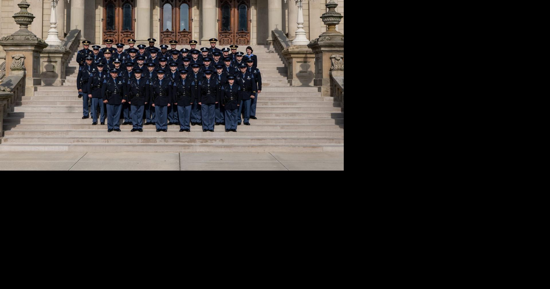 19 new Michigan State Police troopers graduate from abbreviated academy ...