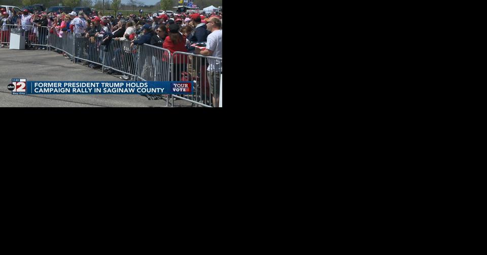 Thousands gather to see former President Trump in Saginaw County - Vimarsana News
