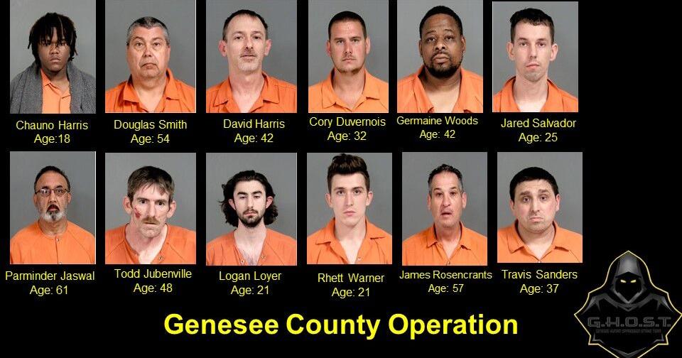 Genesee County Sheriff announces the latest arrests and statistics from
