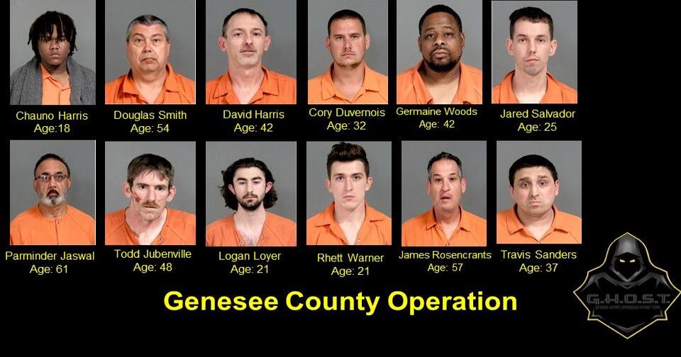 Genesee County Sheriff announces the latest arrests and statistics from
