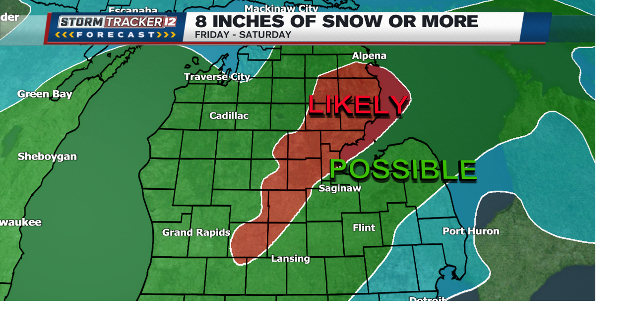 Winter Storm Watch issued for possible heavy snowfall in Michigan