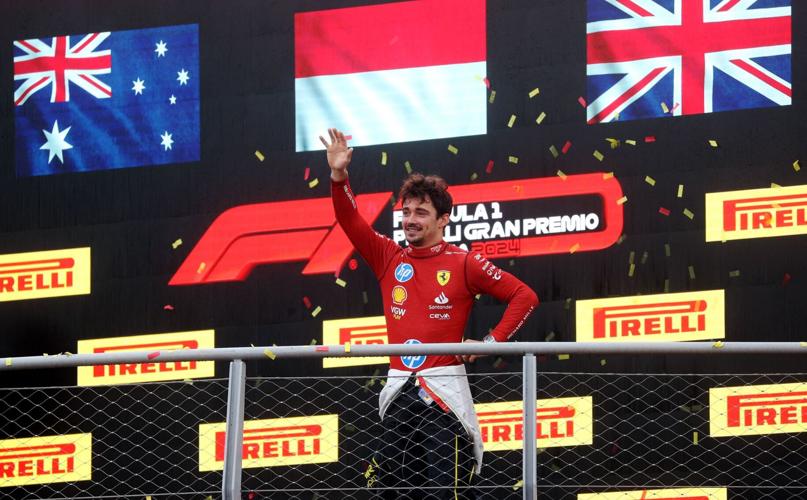 Ferrari's Charles Leclerc takes thrilling surprise win at Italian Grand Prix | News | abc12.com