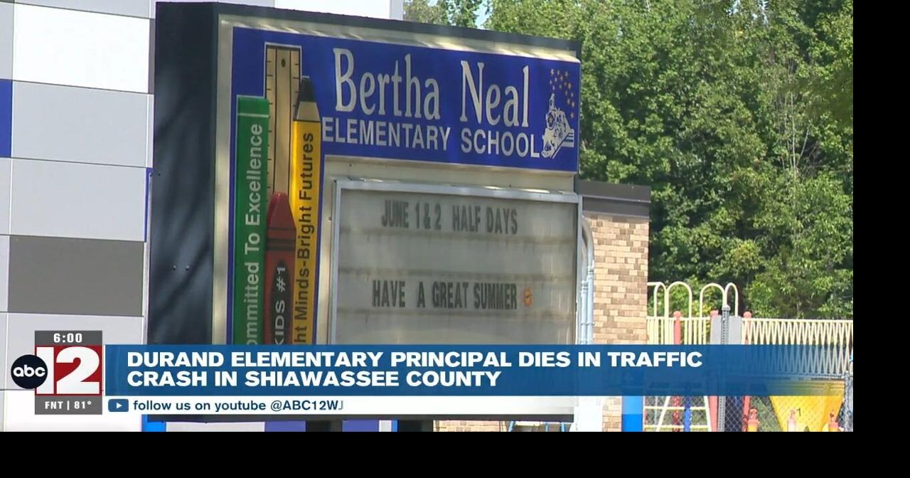 Durand community 'shocked' at death of elementary school principal