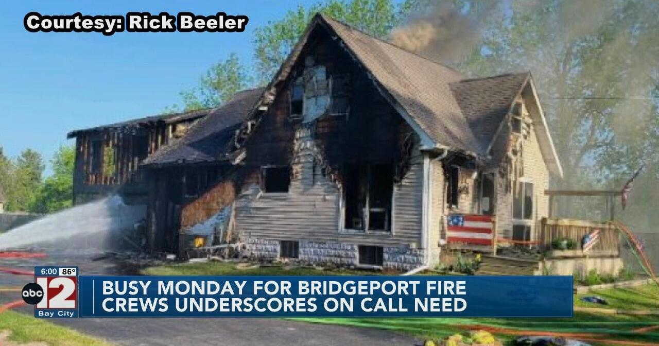 On-call shortage in Bridgeport evident as crews handle car crash, house fire at same time