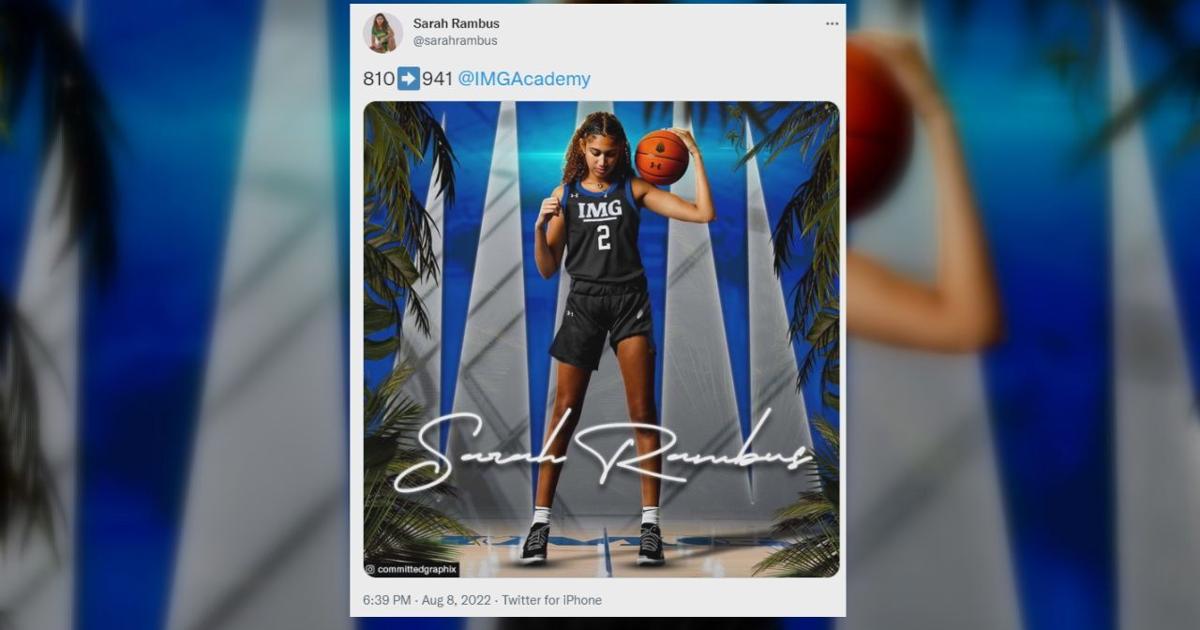 Flushing star Sarah Rambus transfers to IMG Academy | Sports | abc12.com