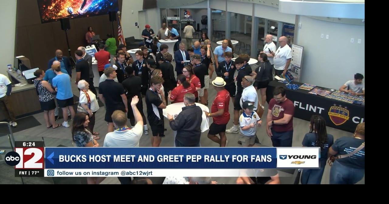Flint City Bucks host meet and greet pep rally for fans