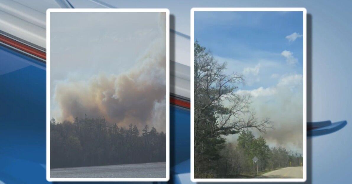 Oscoda County wildfire now 80% contained, residents return home | State ...