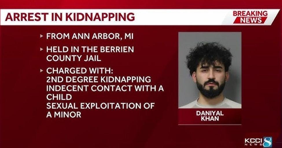Michigan man charged with kidnapping following Amber Alert in Iowa ...