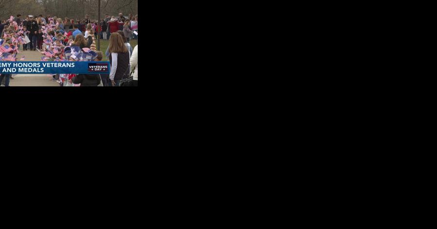 Holly Academy students honor veterans with parade and medals - Vimarsana News
