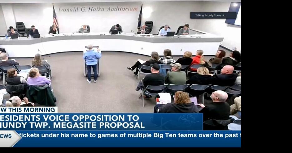 Mundy Township residents voice opposition to megasite development