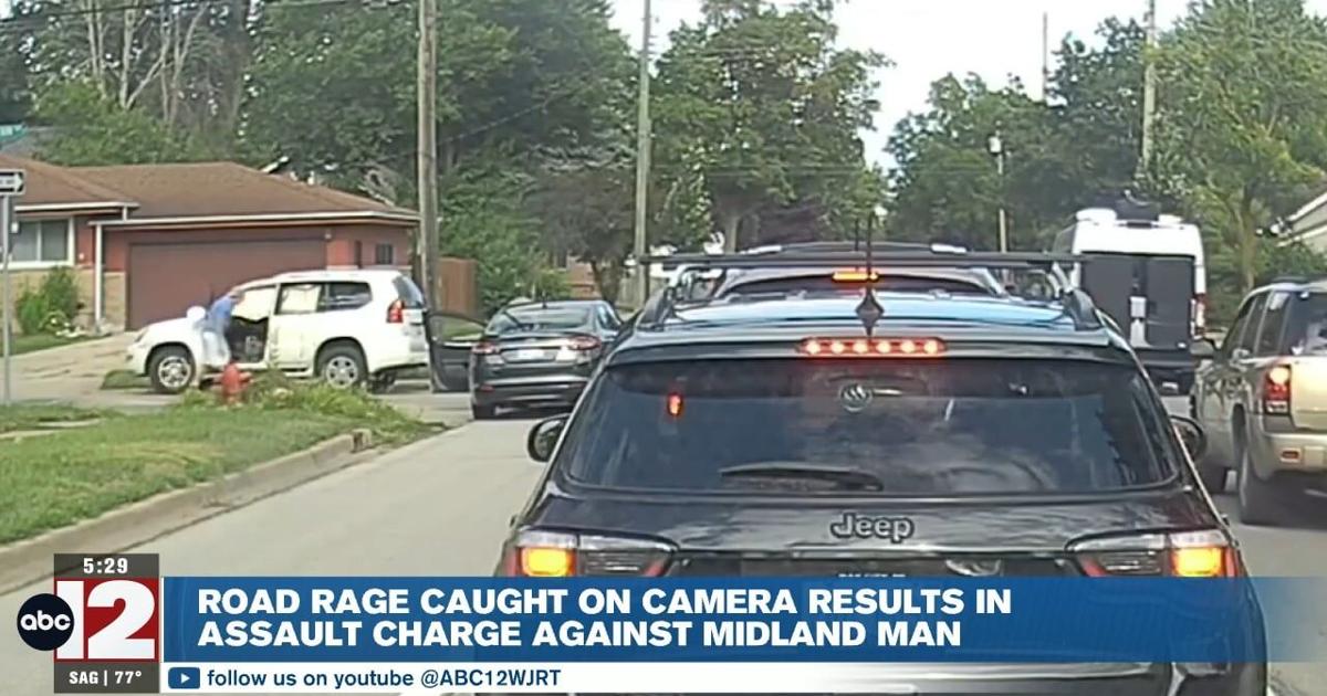 Html Interactive Road Map Midland man charged in road rage incident caught on camera in Bay City ...