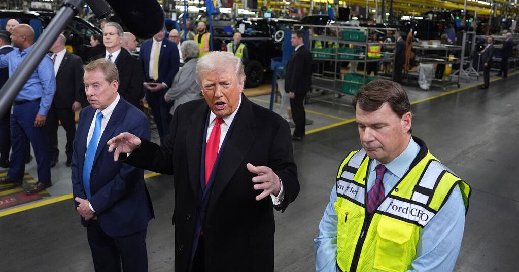 Trump visits Ford factory to promote efforts to boost manufacturing