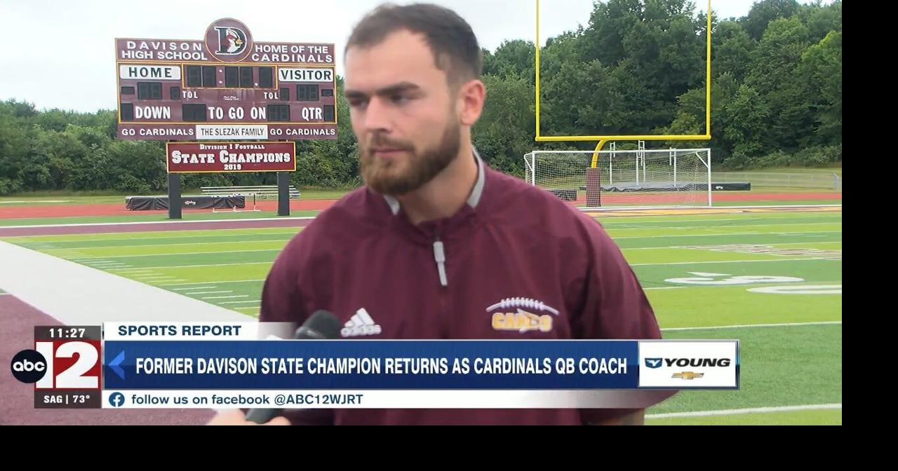 Former Davison state champion returns as Cardinals QB coach