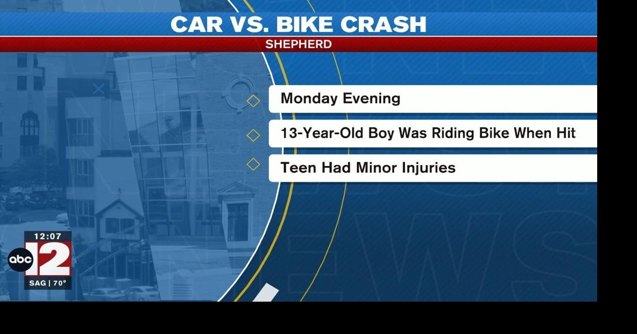 13-year-old hit by a car while riding their bike | Video | abc12.com