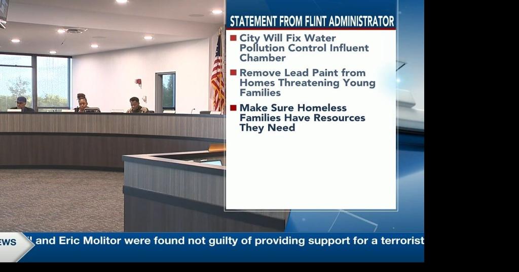 Flint City Administrator says the city is now forced to take steps to