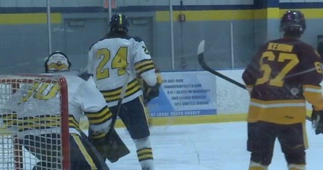 UM-Flint hockey honors veterans, first responders for Heroes Night