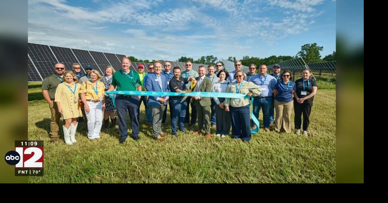 Genesee County Solar park will help provide power to local schools