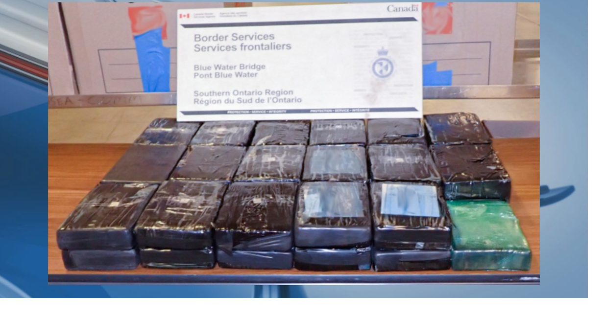187 kilograms of cocaine recently seized at the Blue Water Bridge – abc12.com