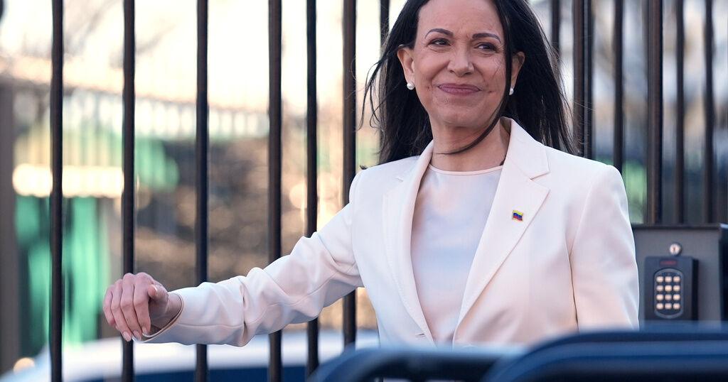 Venezuela's Machado says she gave her Nobel Peace Prize to Trump