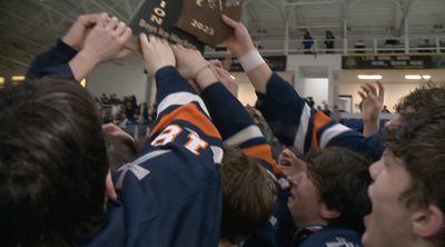 Flint Powers celebrates state championship