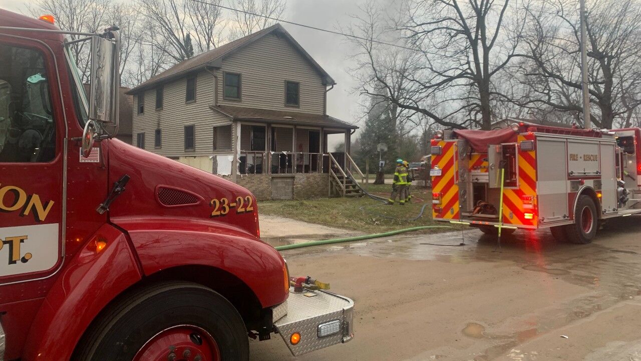 House catches fire on Burton s west side Local abc12