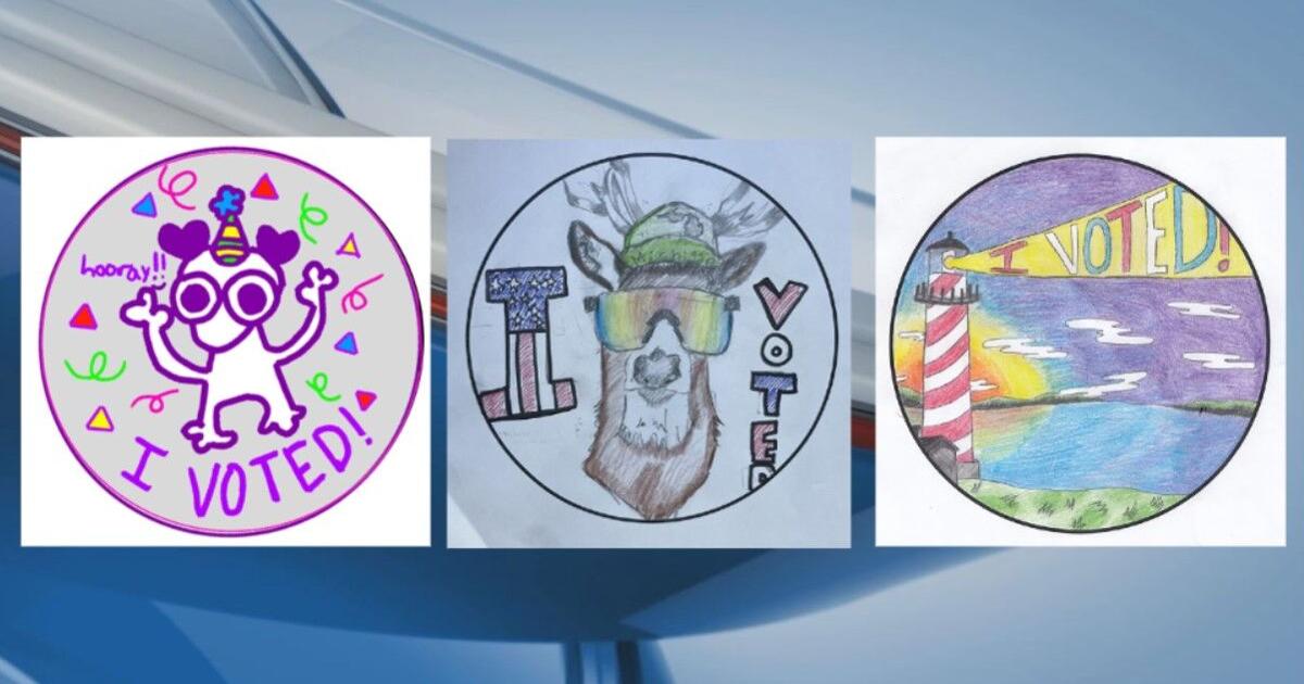 9 winners selected in Michigan's 'I Voted' sticker design contest ...