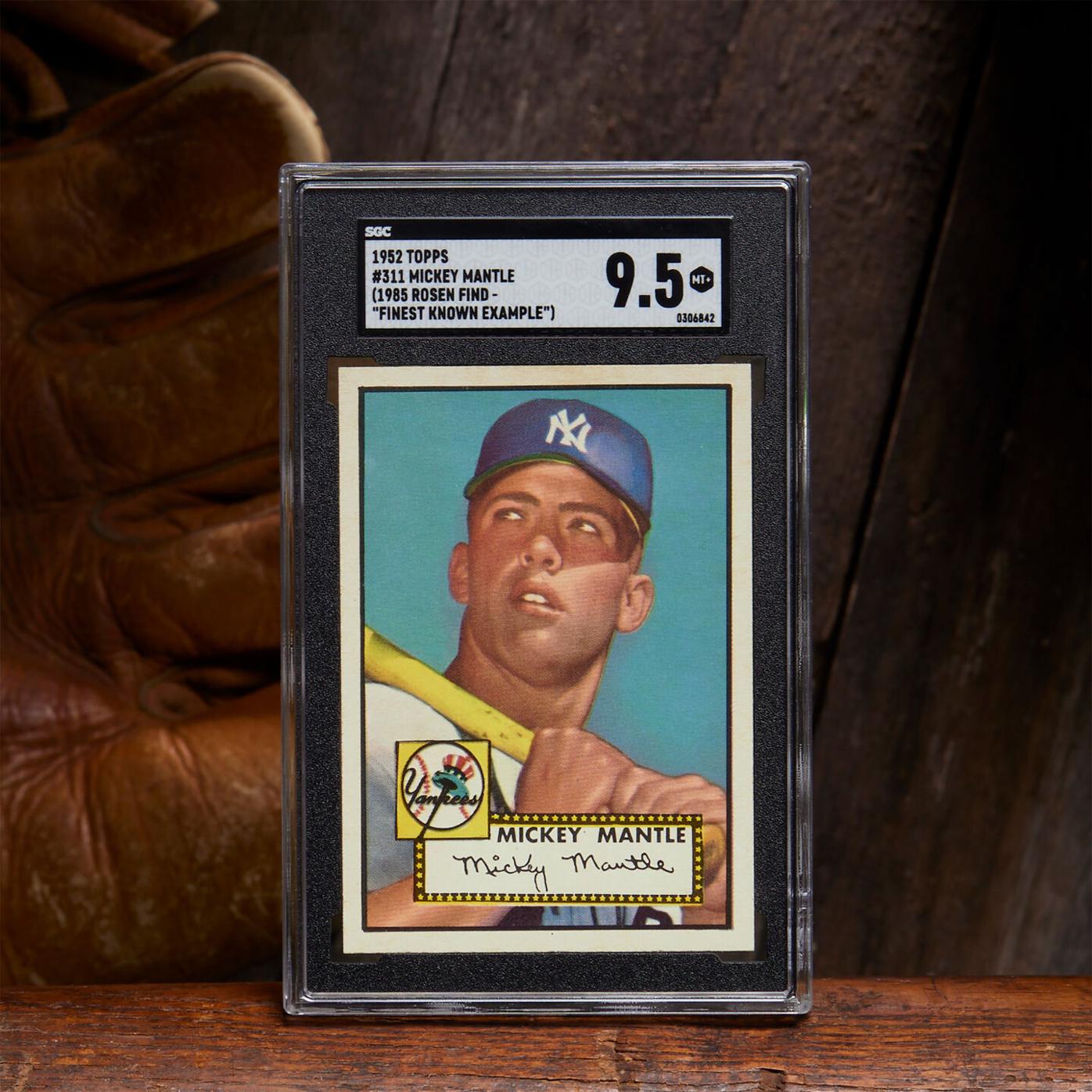 Mickey Mantle's card sells for $12.6million - making it the most