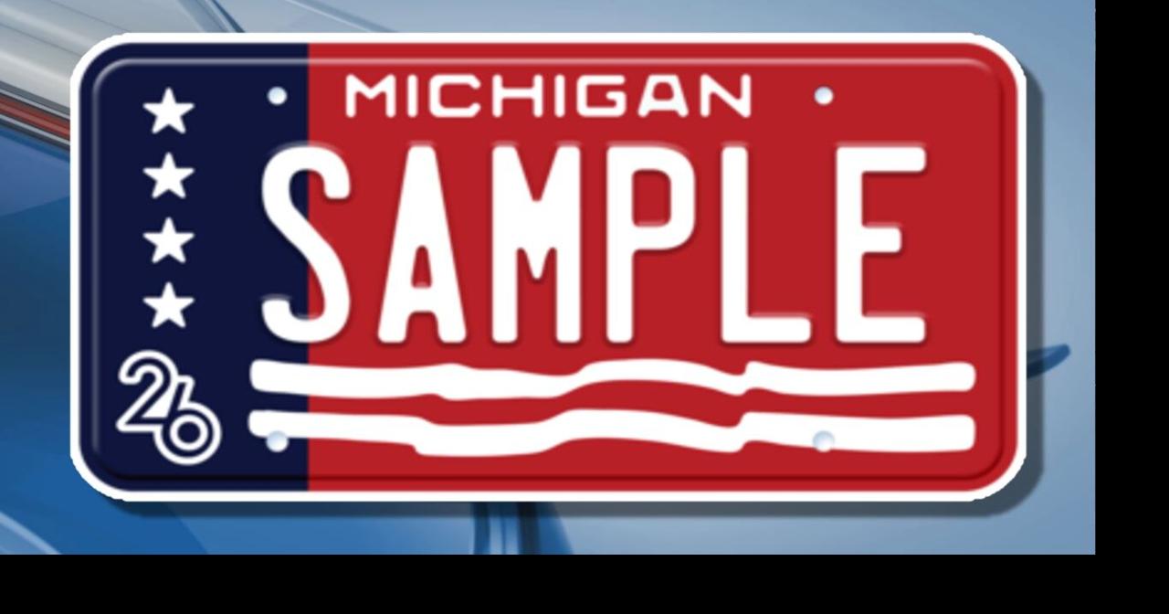 Michigan bringing back red, white and blue license plates for 2026 ...
