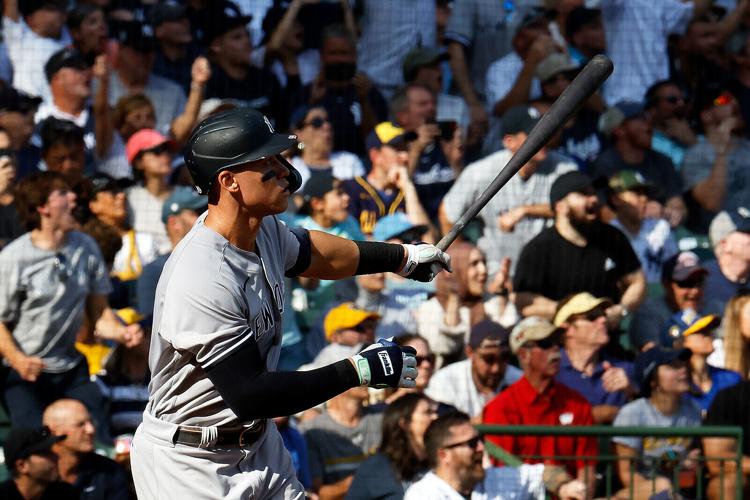 Aaron Judge photos of HR No. 61, tying Roger Maris for Yankees record