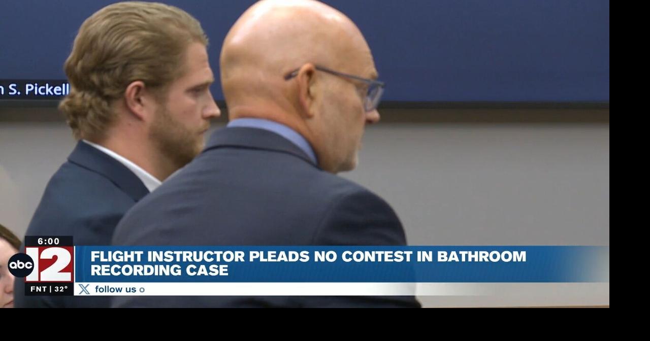 Instructor accused of recording women in bathroom of Flint aviation school pleads no contest