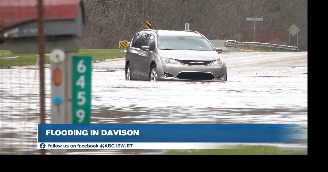 Saturday rain causes major flooding in Davison | Video | abc12.com