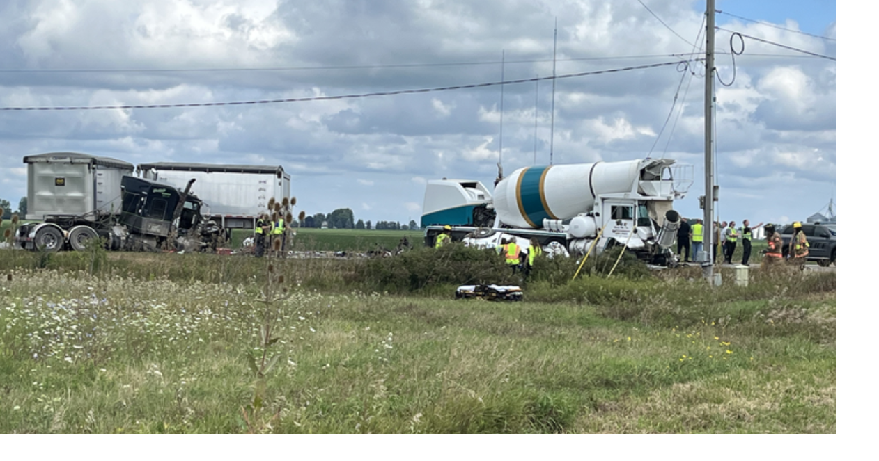 M-81 and Portsmouth Road in Buena Vista Twp closed because of a crash
