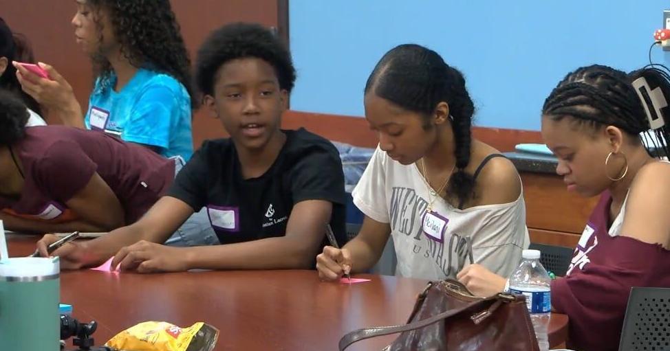 Flint youth lead gun violence summit at Food Bank of Eastern Michigan