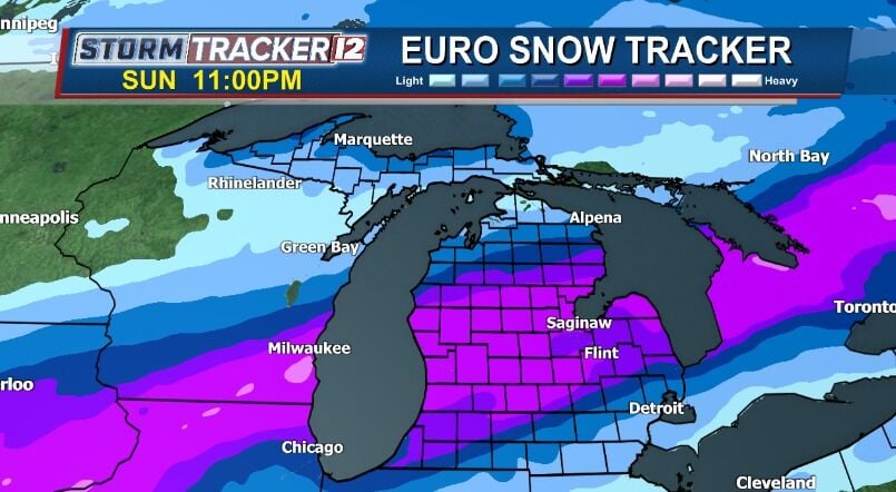 Significant Snowfall Possible Saturday As Winter Storm System Moves ...