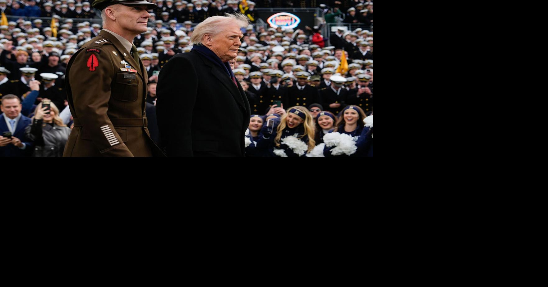 Trump wants Army-Navy game free from competing football broadcasts