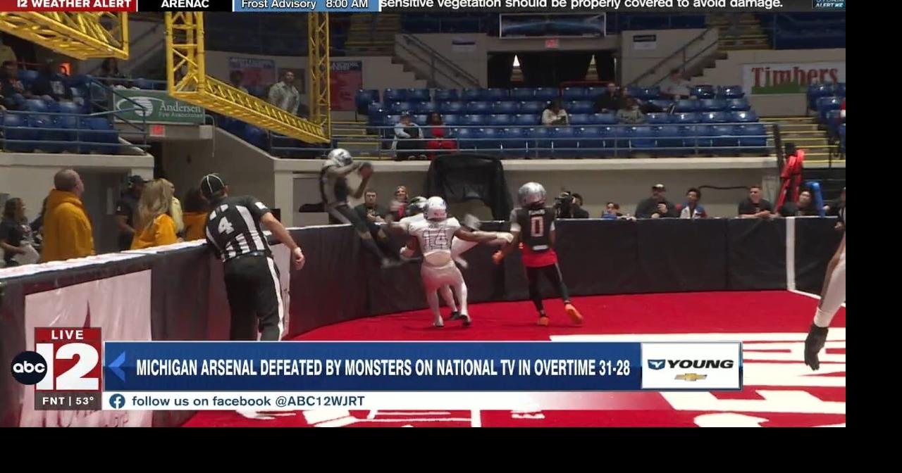 Michigan Arsenal fall to Monsters 28-26 in first overtime game in the league