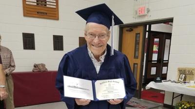 100-year-old gets Hemlock Public Schools diploma as birthday present