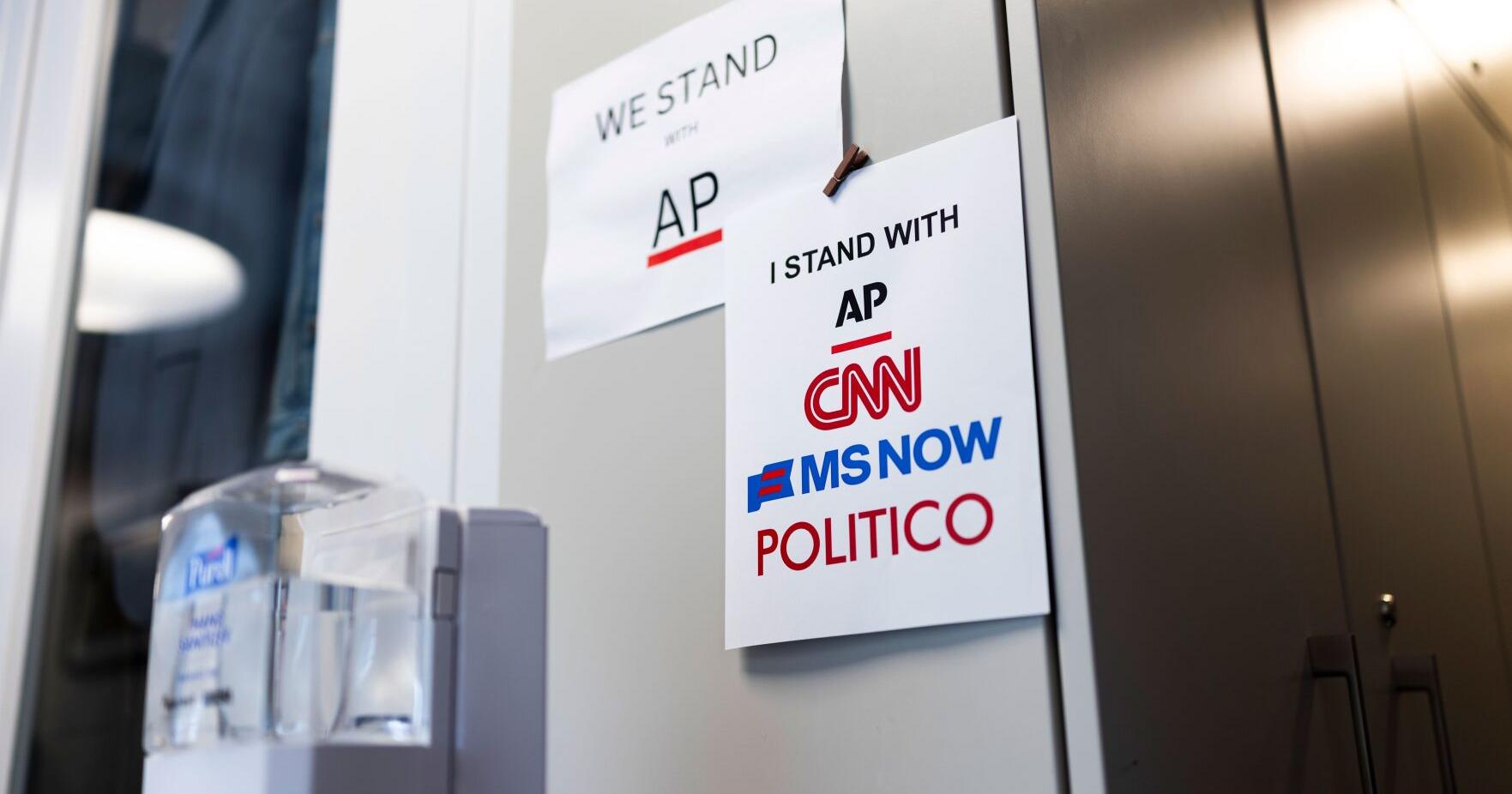 Defending reporter ban , Justice Department argues stories on Trump ballroom project , Iran war threaten national security | News