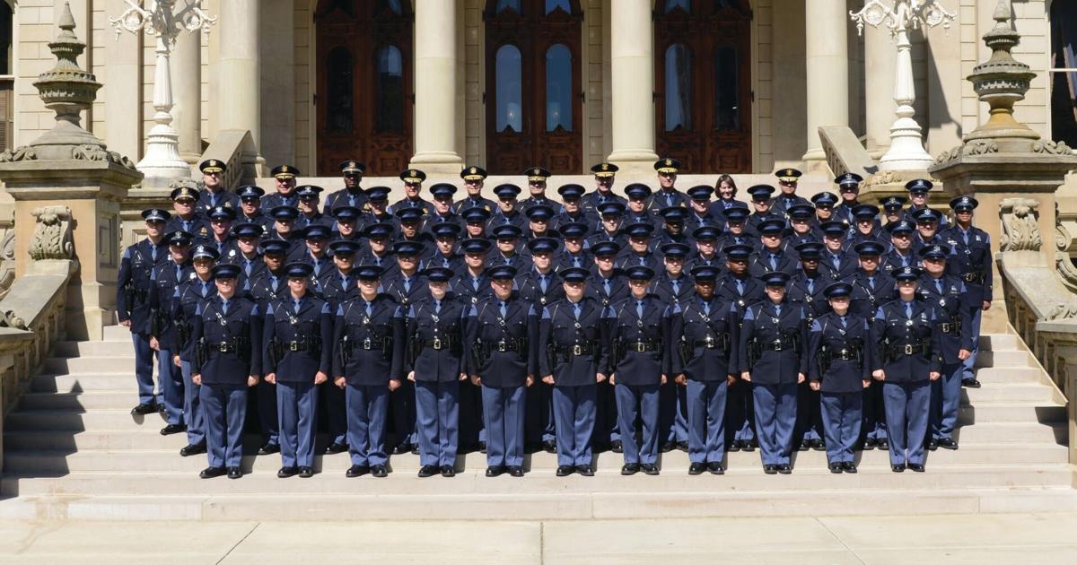 46 new troopers graduate from Michigan State Police academy | State ...