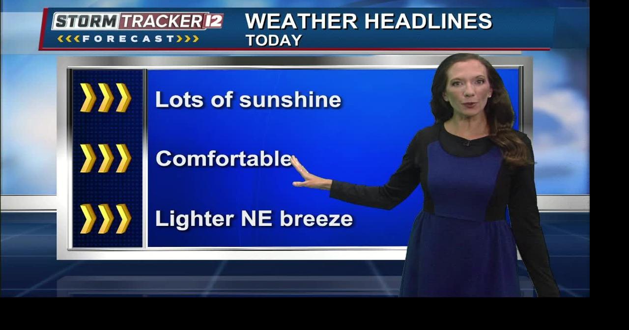 Lots of sun with mild temperatures for Thursday | Forecast | abc12.com