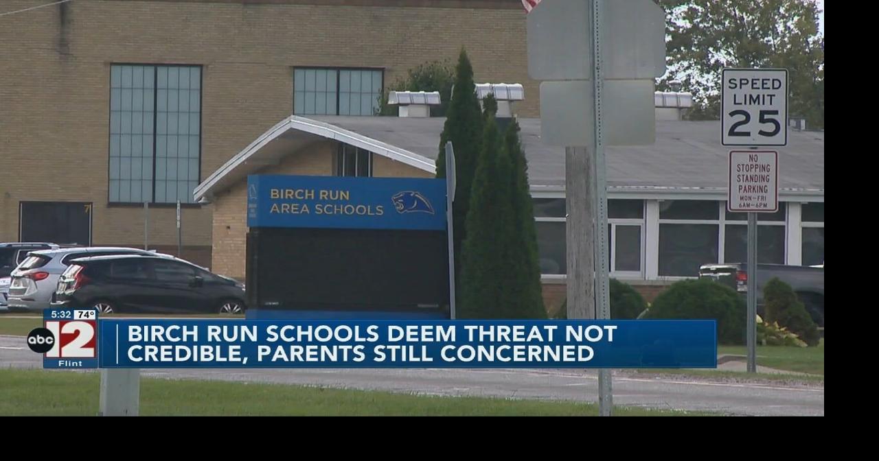 Birch Run Schools police deem threat not credible but parents still
