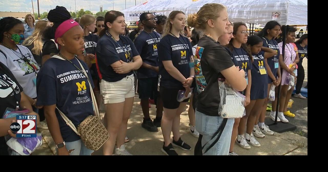 University of Michigan Flint held an 'accident simulation' to train