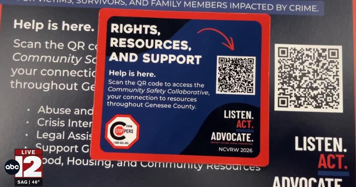 Crime Stoppers rolls out QR code victim resource guide | News | abc12.com