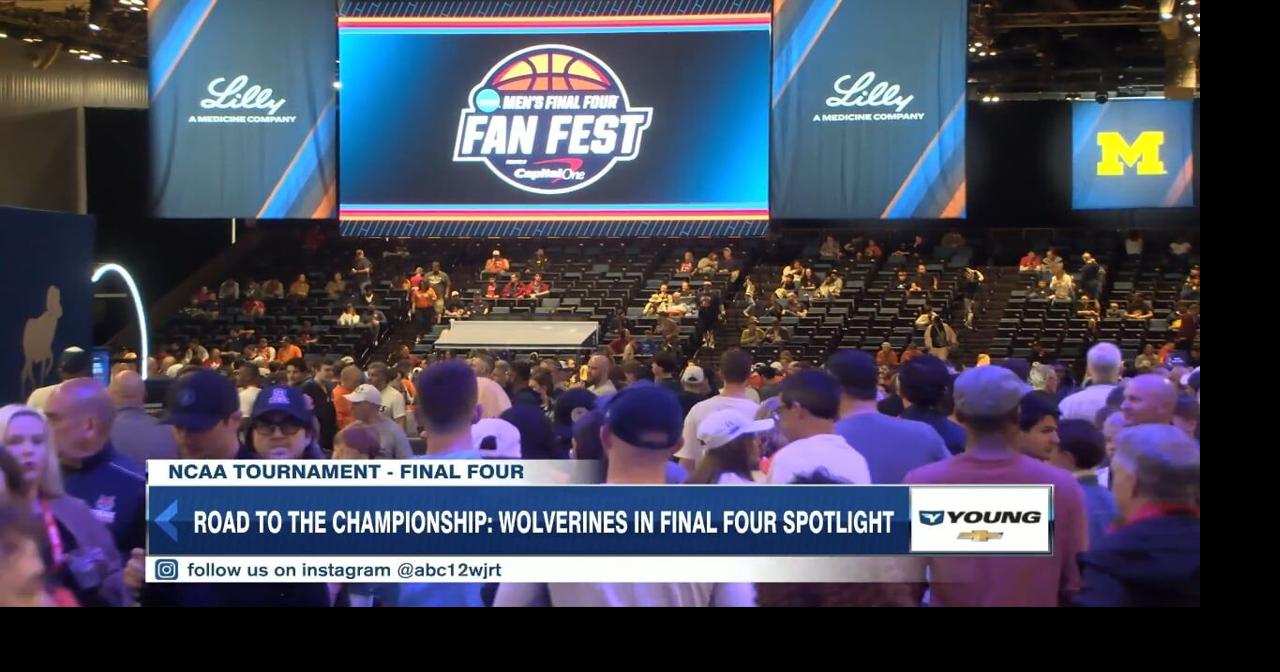Michigan fans enjoy Indianapolis as the Wolverines head to the championship