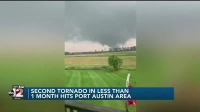 Second Tornado In A Month Leaves Port Austin Residents Shocked Local Abc12 Com