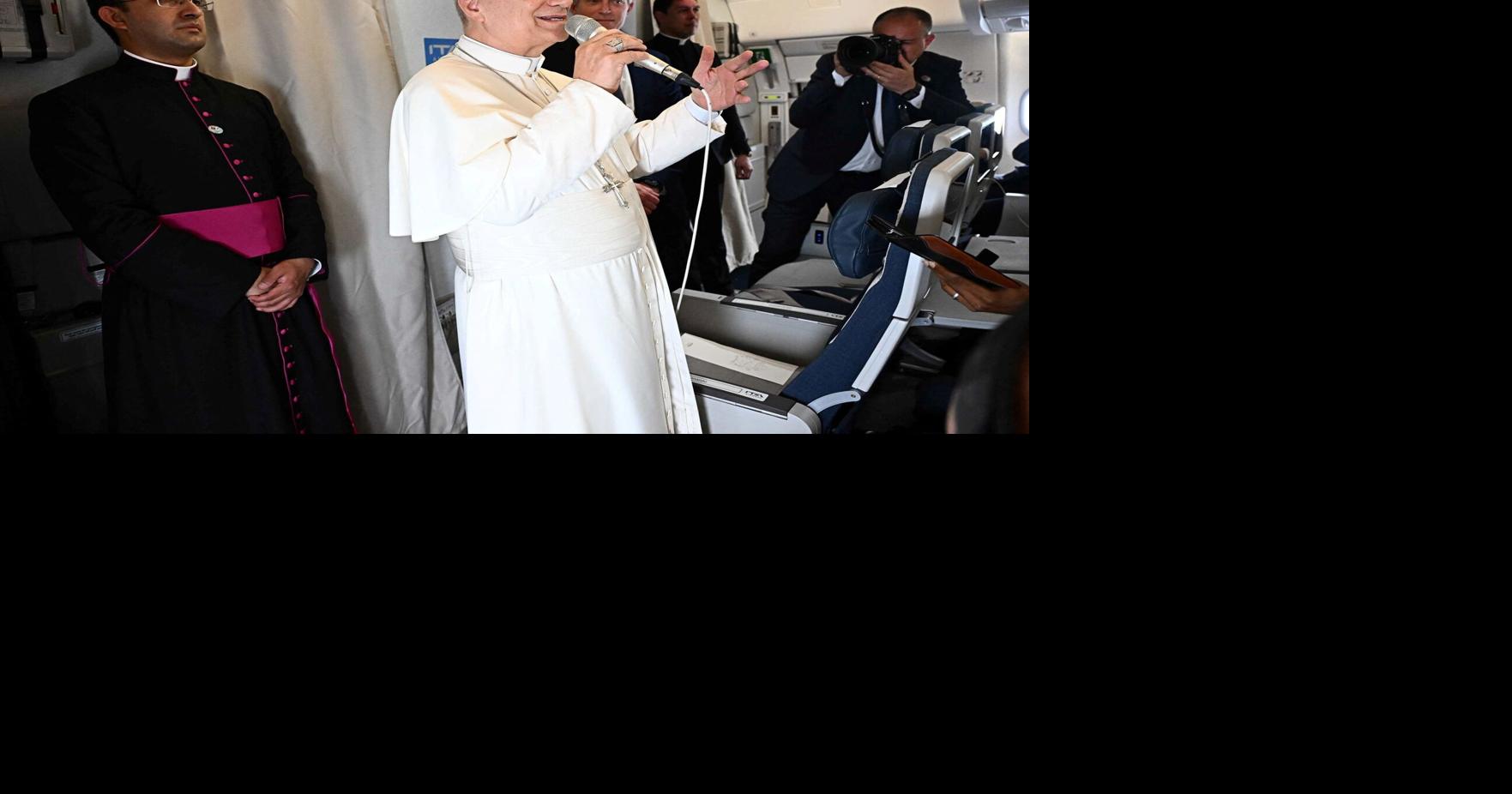 Pope Leo says ‘debate’ with Trump is not focus of his Africa trip