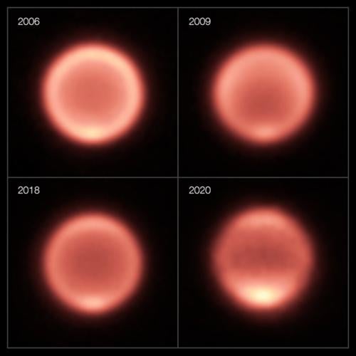 Neptune just experienced an unexplained temperature shift