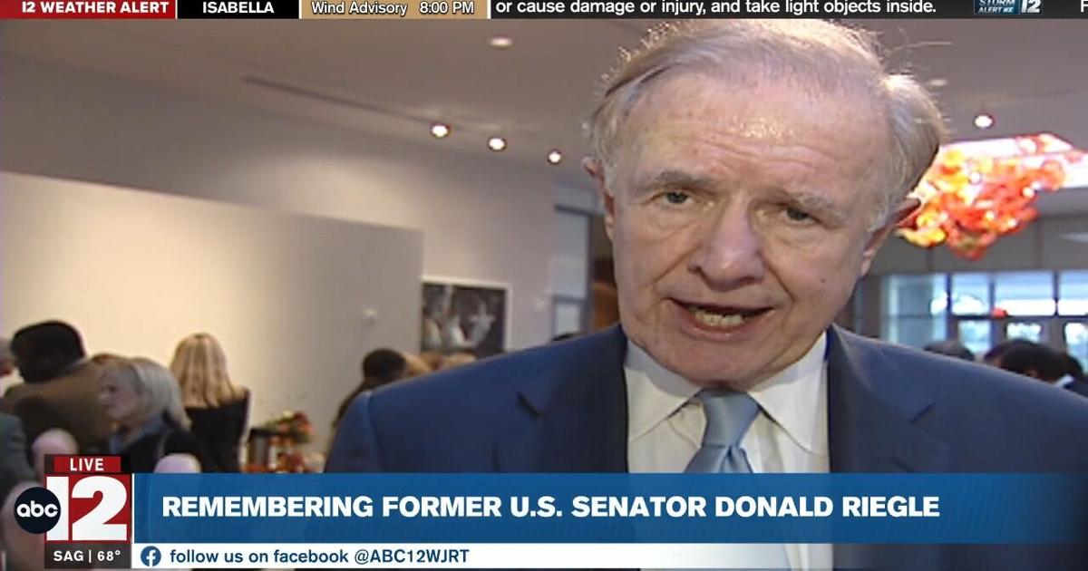 Tim Riegle Rigidply Former U.S. Sen. Donald Riegle remembered for human rights advocacy ...