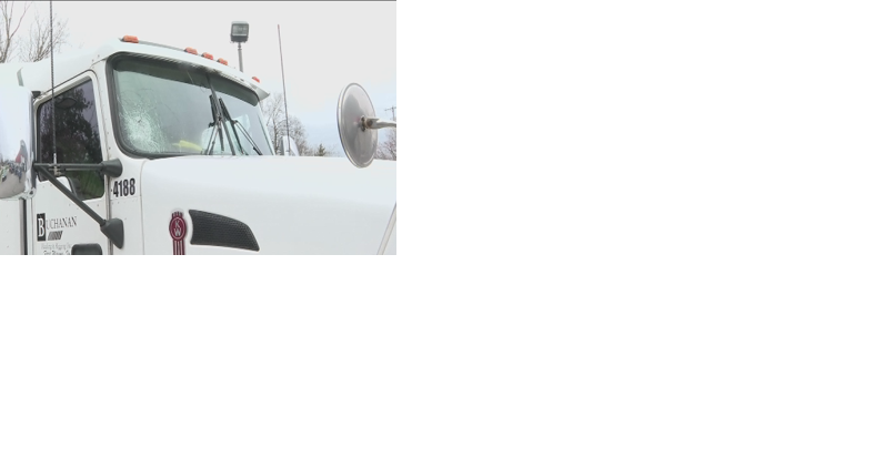 Concrete shatters trucker's window at Duffield overpass - Vimarsana News