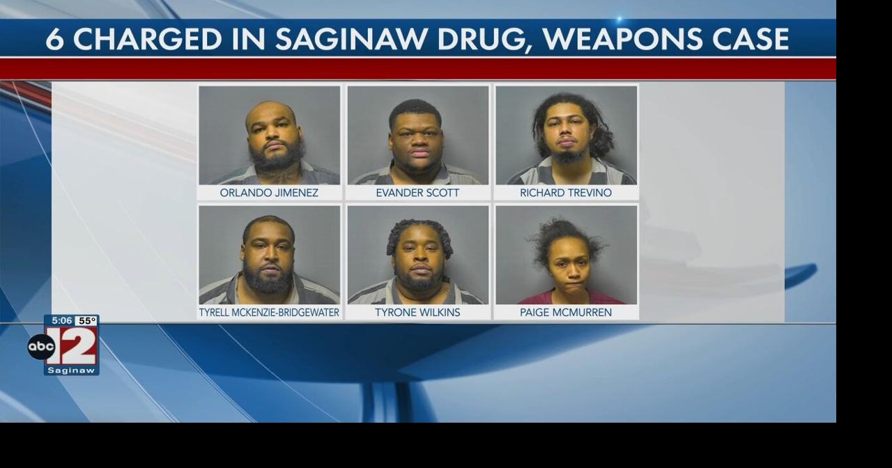 Six people charged in Saginaw following a drug bust | Crime | abc12.com